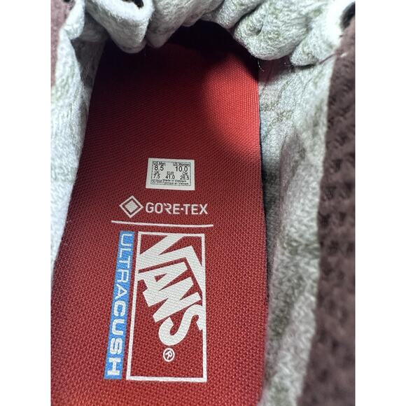 Vans MTE Half Cab Gore-Tex Brown Comfort Ultracushion Insulated Men 8.5 Women 10 - Picture 9 of 12